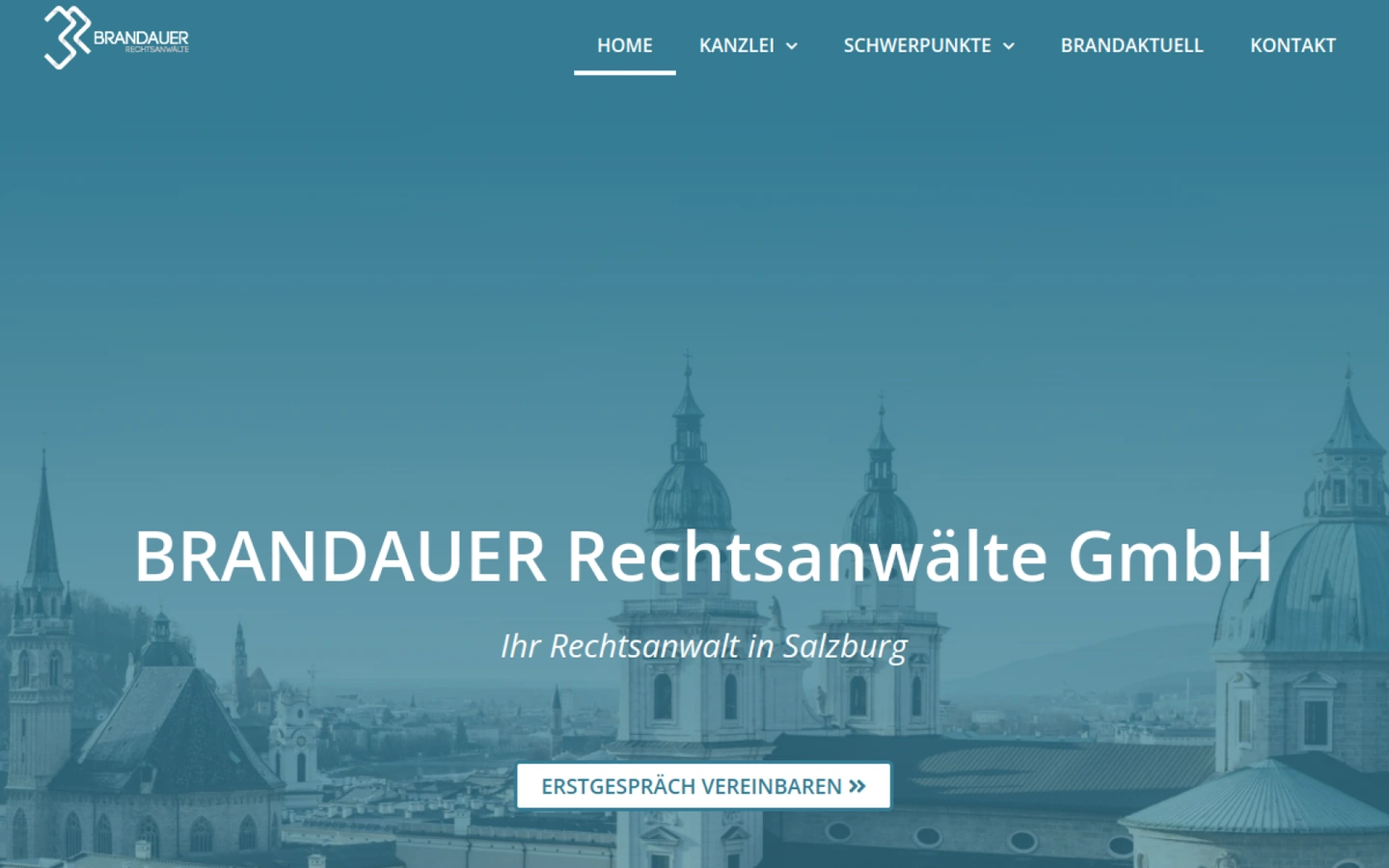 Startseite von Brandauer Rechtsanwälte